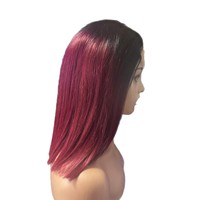Peluca de Cabello Virgen Brasileño con Frente de Encaje HD, Rizado Kinky, Ondulado Profundo, Línea de Cabello Natural, Sin Pegamento, Multi-Densidad, Todos los Colores HLTX