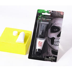 <span class=keywords><strong>Halloween</strong></span> Traje Cosméticos Batom Preto Smoky Eye Maquiagem Sangue Plasma Adesivos Face Pintura Set - Product Image 4