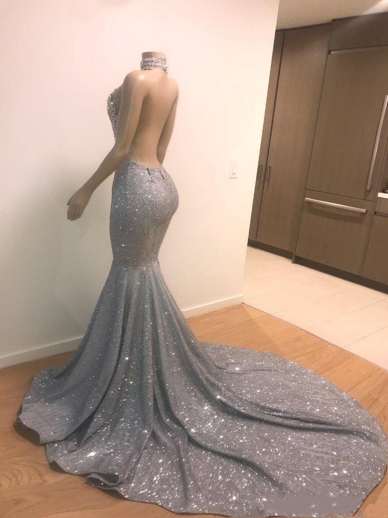 Shop Our 2020 Prom Dresses: Elegant Yellow & Silver Mermaid Gowns