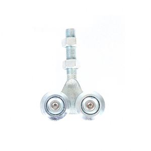 Roue de rideau de camion moderne JINWEI 15MM blanche <span class=keywords><strong>pour</strong></span> <span class=keywords><strong>porte</strong></span> <span class=keywords><strong>coulissante</strong></span>, <span class=keywords><strong>rail</strong></span> de <span class=keywords><strong>porte</strong></span> de grange suspendu, <span class=keywords><strong>chariot</strong></span> à roulettes - Product Image 4