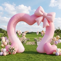 Fleur gonflable géante personnalisable pour l'extérieur, fête, mariage, festival, fleur gonflable avec lumière LED pour la décoration de scène