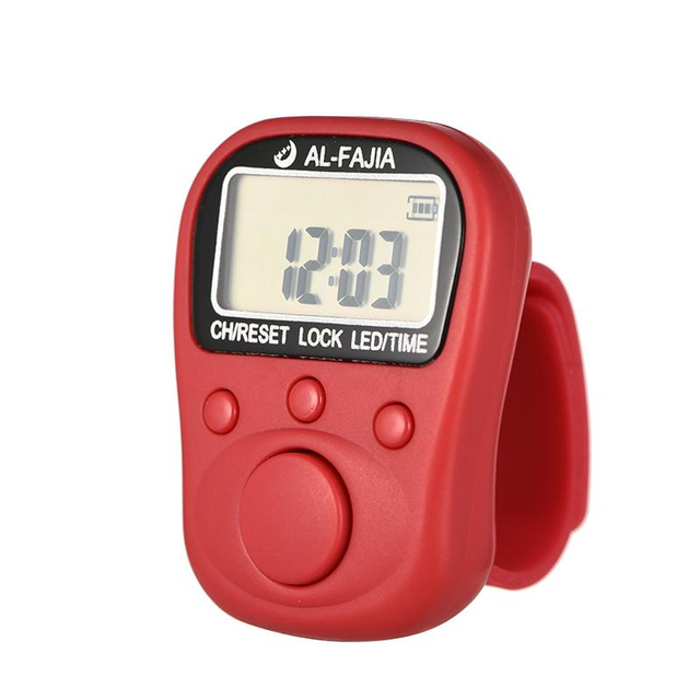 REIDA Factory New Digital Counter for Prayer Islamic Tasbih, Tasbih Finger Tally Counter