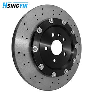 Disques de frein arrière en carbone-céramique modifiés et améliorés de 355 mm, perforés et rainurés, pour <span class=keywords><strong>Audi</strong></span> SQ7 <span class=keywords><strong>RS3</strong></span> 8v - Product Image 6