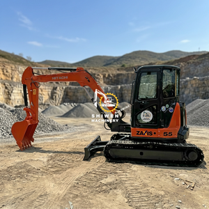 Excavatrice Hitachi zx55 d'occasion avec lame de bulldozer, moteur Yanmar EDM-4TNV88, pour travaux de construction, certification CE EPA, zx33 zx50 zx60 zx65 - Product Image 1