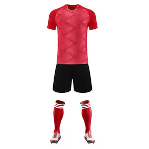 Dernier design, nouveau modèle, maillot de football pour hommes, été, bleu personnalisé, 100% polyester, séchage rapide, respirant, manches courtes - Product Image 3