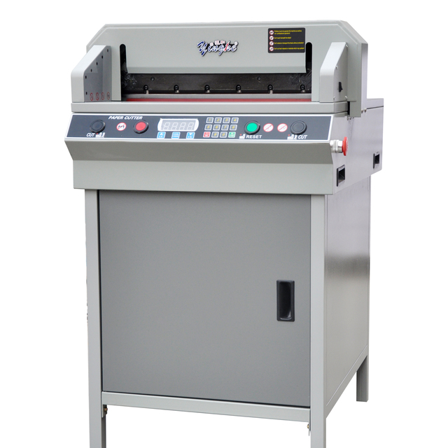 45cm Cutting Size With High Speed and Good Performance Beautiful Out Ward Model Paper Cutting Machine Hot Sale Product