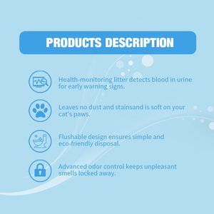 Produit le plus populaire et le plus récent : Litière pour chat en tofu, 99 % sans poussière, hautement absorbante, à forte agglomération, pour le suivi de la santé des chats - Product Image 2