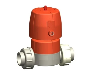 Diafragma de PVC/PTFE DN32 +GF+ - Resistente a la Corrosión, Cero Fugas para la Industria Química y Farmacéutica - Product Image 1