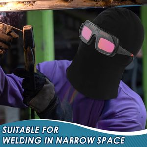 Gafas de Soldadura Solares con Oscurecimiento Automático, Máscara de Soldador con Lentes de Repuesto, Material PP, 1 Juego - Product Image 6