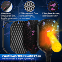 Pagaies de Pickleball en fibre de carbone graphite de verre Sacs de gymnastique Sacs de Pickleball Accessoires de sac de raquette