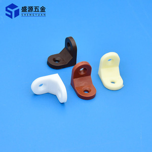 Shengyuan <b>Plastic</b> Corner <b>Bracket</b> L-Shaped 90 Degree For Cabinet Furniture Support Durable Connector - Product Image 2
