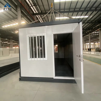 CY Installation en 15 minutes Emballage plat préfabriqué Miniature Portable Mobile Prêt à l'emploi Conteneur pliable Cabine Bureau