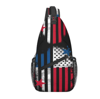 Sac bandoulière personnalisé de haute qualité avec drapeau du Panama, logo personnalisé, sac de poitrine, sac à dos bandoulière, sac de voyage
