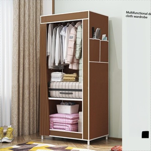 Armoire de rangement simple pour la maison, armoire anti-poussière pour étudiants <span class=keywords><strong>en</strong></span> dortoir, armoire à chaussures, rangement pour vêtements, <span class=keywords><strong>casier</strong></span> de rangement <span class=keywords><strong>en</strong></span> gros - Product Image 1
