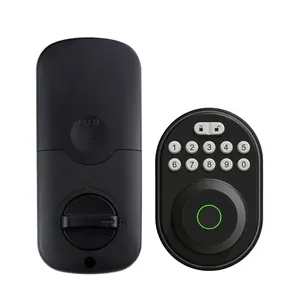 Serrure de porte d'entrée biométrique intelligente sans clé pour la maison 35mm-55mm Serrure de porte intelligente pour empreinte digitale