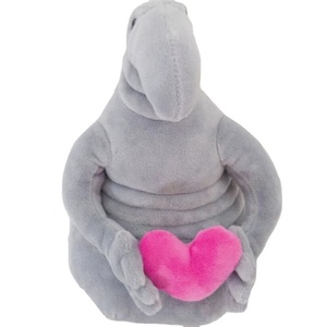 Nouvelle <span class=keywords><strong>peluche</strong></span> Zhdun <span class=keywords><strong>Meme</strong></span> Tubby Gray Blob, super douce, en coton PP, style maison, pour soulager le stress de mariage - Product Image 1