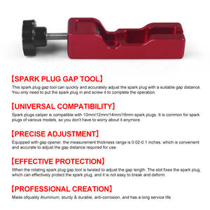 Herramienta de Reparación de Automóviles, Herramienta de Ajuste de Espacio de Bujías con Calibrador de Espesor, Compatible con 10/12/14/16 mm - Product Image 4