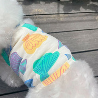 Vêtements d'été fins pour animaux de compagnie, style plage, gilet pour chien