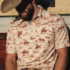 Polo <span class=keywords><strong>de</strong></span> <span class=keywords><strong>Golf</strong></span> <span class=keywords><strong>de</strong></span> Diseño Nuevo, Personalizado, con Estampado por Sublimación, Botones <span class=keywords><strong>de</strong></span> Presión <span class=keywords><strong>de</strong></span> Perla, Elástico, <span class=keywords><strong>de</strong></span> Secado Rápido y Corte Ajustado - Product Image 4