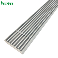 Grille d'aération au sol en aluminium haute résistance de 3 mm, installation facile, grille de ventilation de retour d'air au sol