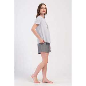 Traje de Chaqueta Ovalada de Manga Corta con Cuello Redondo para Mujer, Talla XXL - Product Image 4