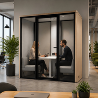 FlexSpace Mobilier de bureau : Pod de réunion de luxe, Pod d'intimité, Poste de travail assis-debout, Canapé de bureau, Cabine de réunion