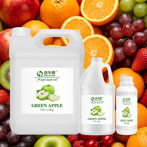 Huile parfumée industrielle à usage quotidien à la pomme verte pour nettoyants et détergents, huiles parfumées en gros - Product Image 1