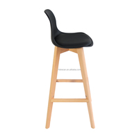 Tabouret de bar tulipe en bois pour enfants sans accoudoirs pour chambre commerciale et familiale moderne