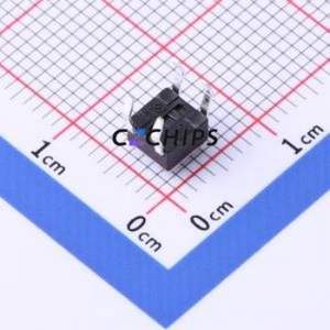 TSC016A03826A Tactile Switch Through hole Component (THT)-4P,4.5x4.5mm Switch Round Button 2.6N Through Hole 4.5mm - Product Image 2