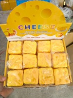 Jouet sensoriel anti-stress en forme de fromage en TPR pour filles, garçons, adolescents et adultes