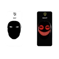 Masques amusants lumineux à LED pour fêtes, événements cosplay et jouets de fête en gros