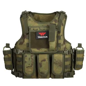 Factory Yakeda Plate Carrier Men Woodland Camouflage Molle Mag Pouches Tactical Vest For Men