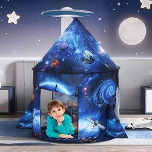 ATTRACTIVE and UNIQUE Galaxy Imaginative Play Popup Tent Space World Tent for Kids Indoor/Outdoor Fun - Product Image 1