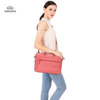 Bolso de Hombro para Portátil AIMAZING OEM/ODM, de Poliéster, Impermeable, Ligero, con Correa de Hombro y Bandolera, para Uso en Oficina y Negocios
