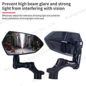 <span class=keywords><strong>Rétroviseur</strong></span> latéral universel en alliage d'aluminium réglable <span class=keywords><strong>pour</strong></span> moto modifiée, scooter <span class=keywords><strong>électrique</strong></span> et vélo - Product Image 4