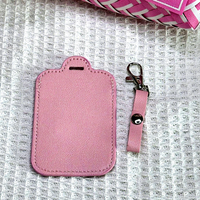 Porte-badge rectangulaire transparent en PU, pochette de présentation pour badges et épingles de collection Anime, pour décoration d'Itabag