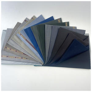 Vente en gros tissu de costume de vêtement tissé extensible 80% polyester 20% viscose pour costumes de femmes hommes et filles en sergé teint uni - Product Image 2