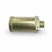 Corps de vanne de retenue hydraulique en laiton robuste, composant de contrôle de fluides industriels, boîtier de vanne anti-retour à haut débit usiné CNC