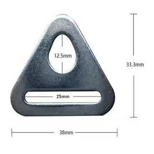 Boucle de connexion triangulaire en acier inoxydable 304 sans soudure avec œillet - Product Image 5