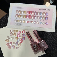 Meilleures ventes JIAOYANSHE – Kit de vernis gel magnétique effet œil de chat 12 couleurs 15 ml pour salons de manucure et nail art professionnel