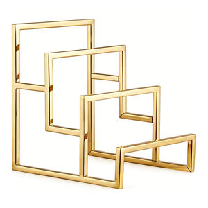 Support de présentation élégant pour sac <span class=keywords><strong>à</strong></span> main en or, 3 niveaux - Product Image 5