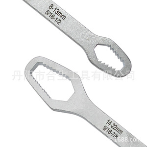 ประแจหกเหลี่ยมสองด้าน Hesheng ขนาด 8-22 มม. แบบเมตริก ฟันหยัก เกรดอุตสาหกรรม ผลิตจากเหล็กโครเมียมวาเนเดียม - Product Image 2