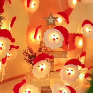 Howlighting Holiday 1.5m LED baterai AA lampu Santa Snowmen lampu rusa Natal String lampu