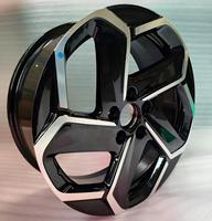Nuevas Llantas de Aleación de Aluminio de Alto Rendimiento de 18 Pulgadas 5x114.3 ET45mm con Acabado Negro, Ajuste Universal