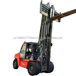 Powerful Heli 10 Ton <b>Used</b> Diesel Engine Forklift Powered <b>Pallet</b> Truck Good Condition 1 Year Warranty 3m Lifting Height - Product Image 1