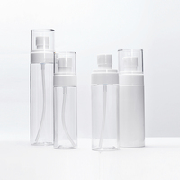 Flacon cosmétique en plastique vide en gros 30ml 50ml 80ml 100ml 120ml 150ml Flacon en plastique PET avec bouchon pulvérisateur et bouchon pour lotion
