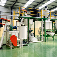 Ligne de production d'aliments pour volailles RICHI 1-2 tonnes par heure - Usine de fabrication de machines à aliments pour volailles à économie d'énergie