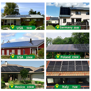Système solaire hybride 50 kW sur réseau avec <span class=keywords><strong>stockage</strong></span> solaire, système solaire hybride tout-en-un 100 kW avec batterie au lithium pour ferme d'énergie solaire - Product Image 6