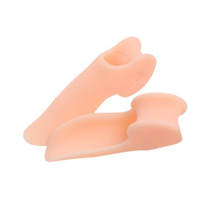 Produk Kaus Kaki Bantalan Pereda <span class=keywords><strong>Pro</strong></span> <span class=keywords><strong>Fixator</strong></span> Penyangga Jari Kaki Tiga Gel Pemisah Jari Kaki untuk Sabuk Bunion Korektor Hallux Valgus - Product Image 4