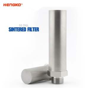 Lọc sintered HENGKO chống ăn mòn SS316L, tùy chỉnh, 0.1 micron, dùng cho lọc trong luyện kim - Product Image 1